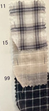 【cafune】シャーリングチェックリラックスシャツ/15902