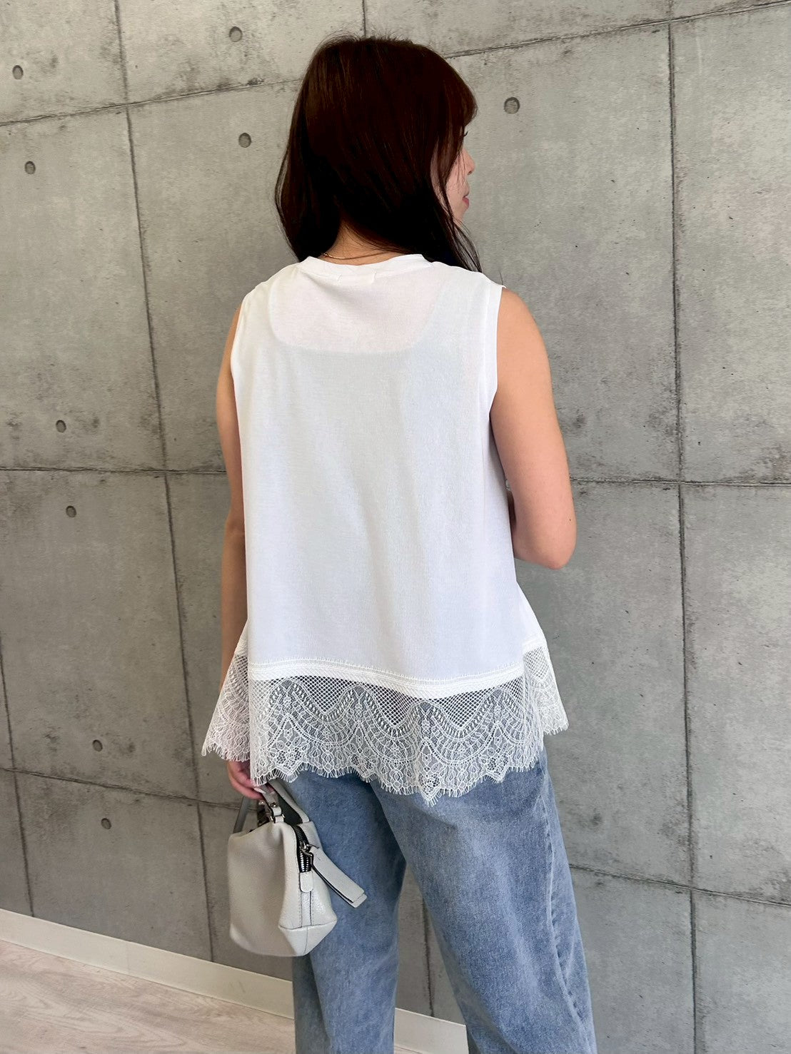 【ROSIEE】裾レーストップス/R810314