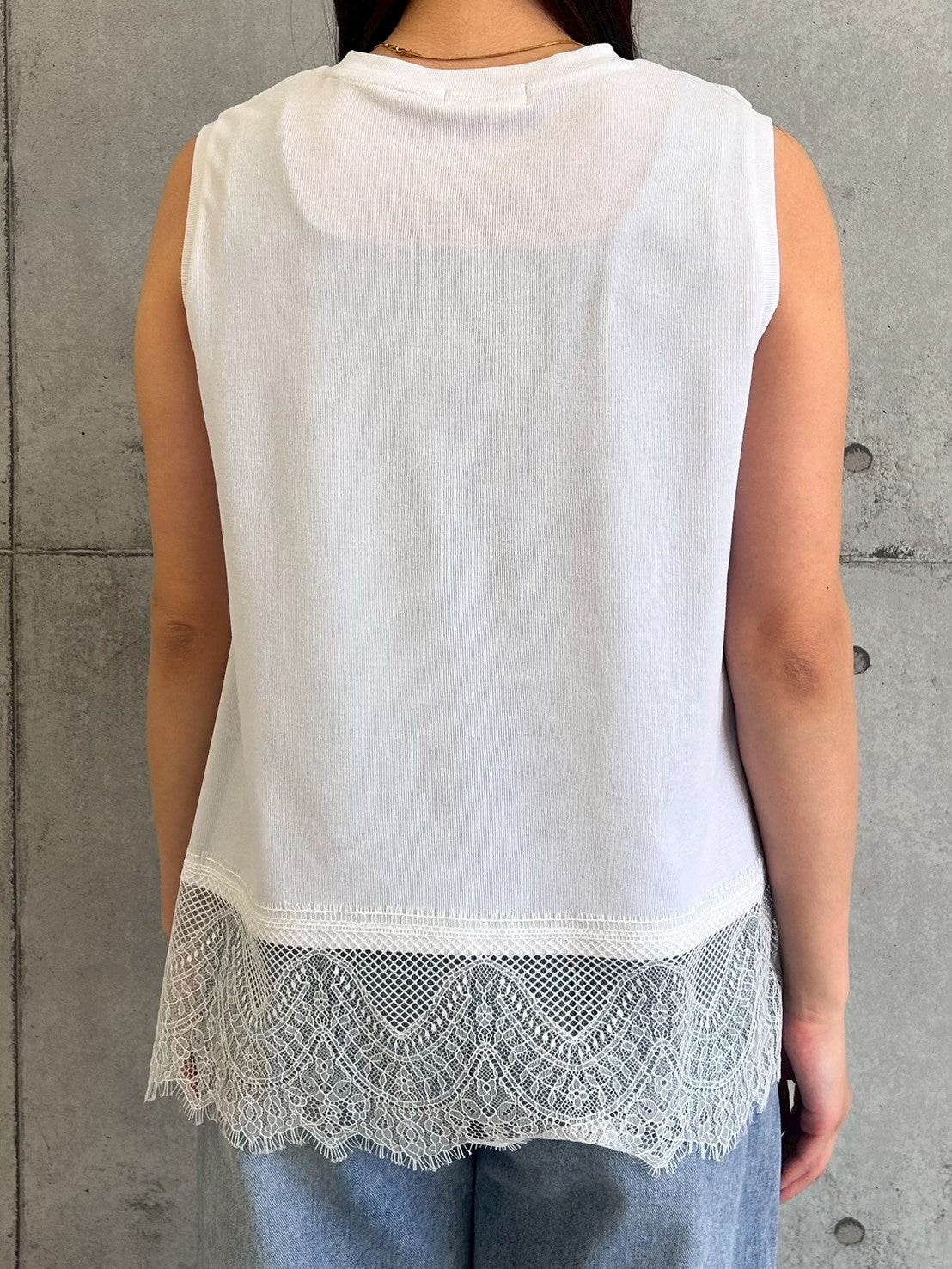 【ROSIEE】裾レーストップス/R810314