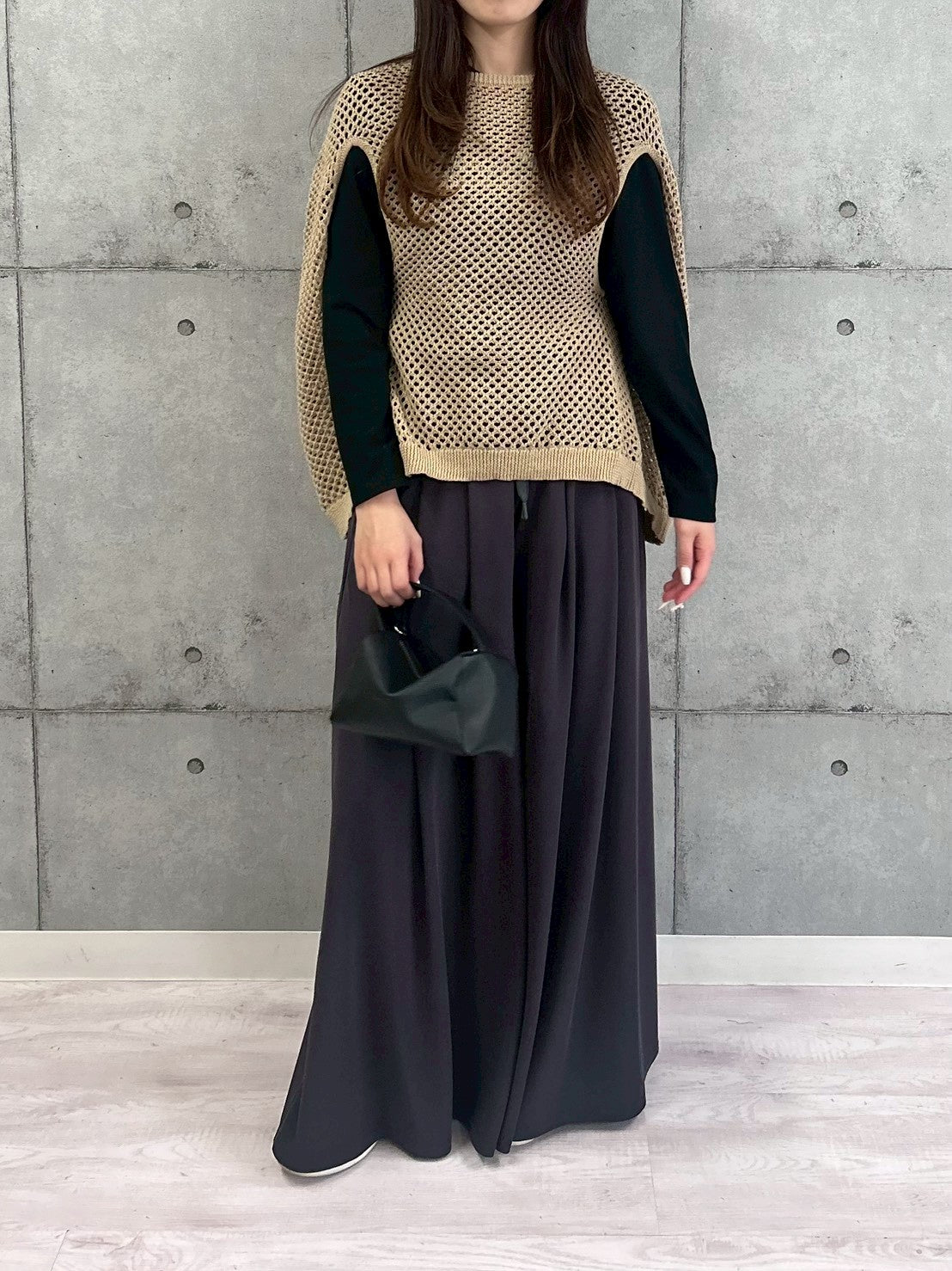 【ROSIEE】タック入りワイドイージーパンツ/R810315