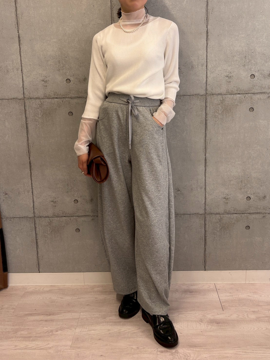 【ROSIEE】シアーチュールドッキングニット/R851239