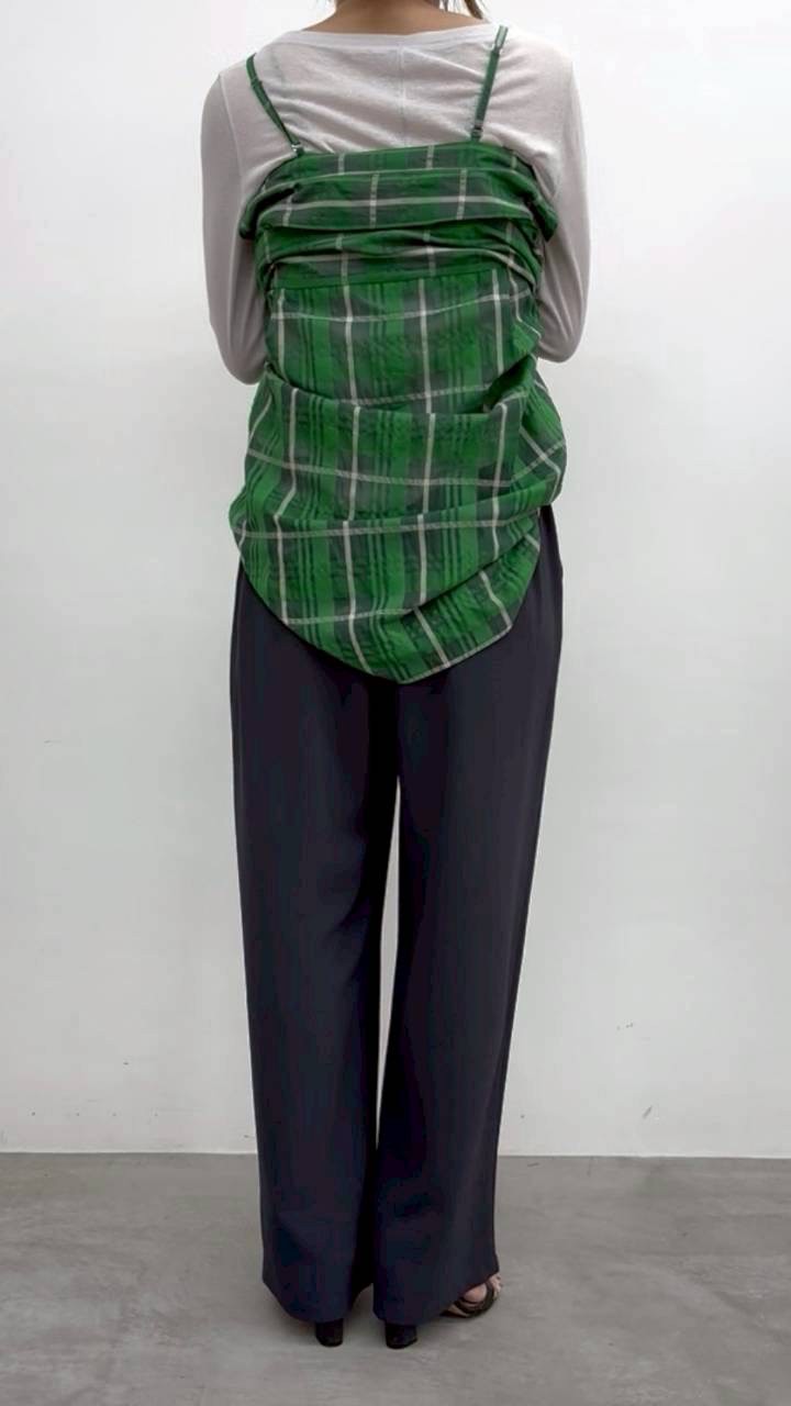 CLOCHE】接触冷感タックパンツ/612-86535 542-86518