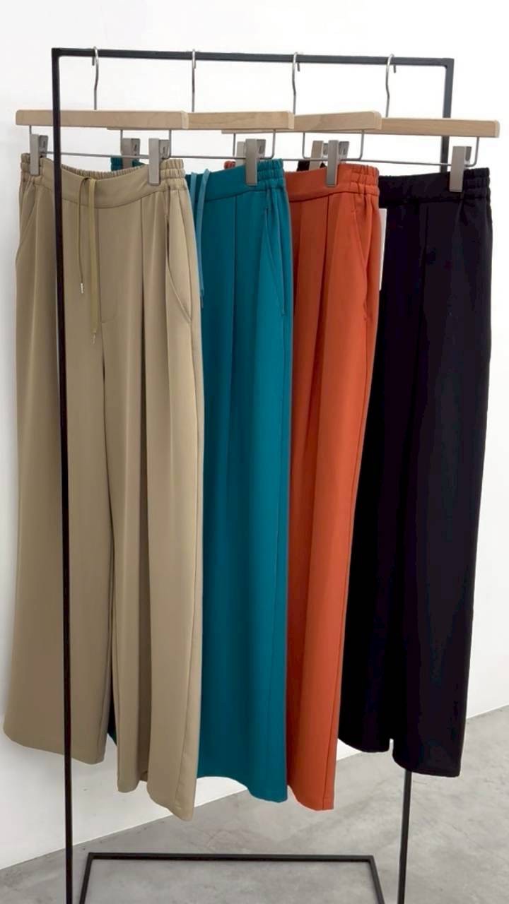 CLOCHE】接触冷感タックパンツ/612-86535 512-86518 522-86518 542-86518