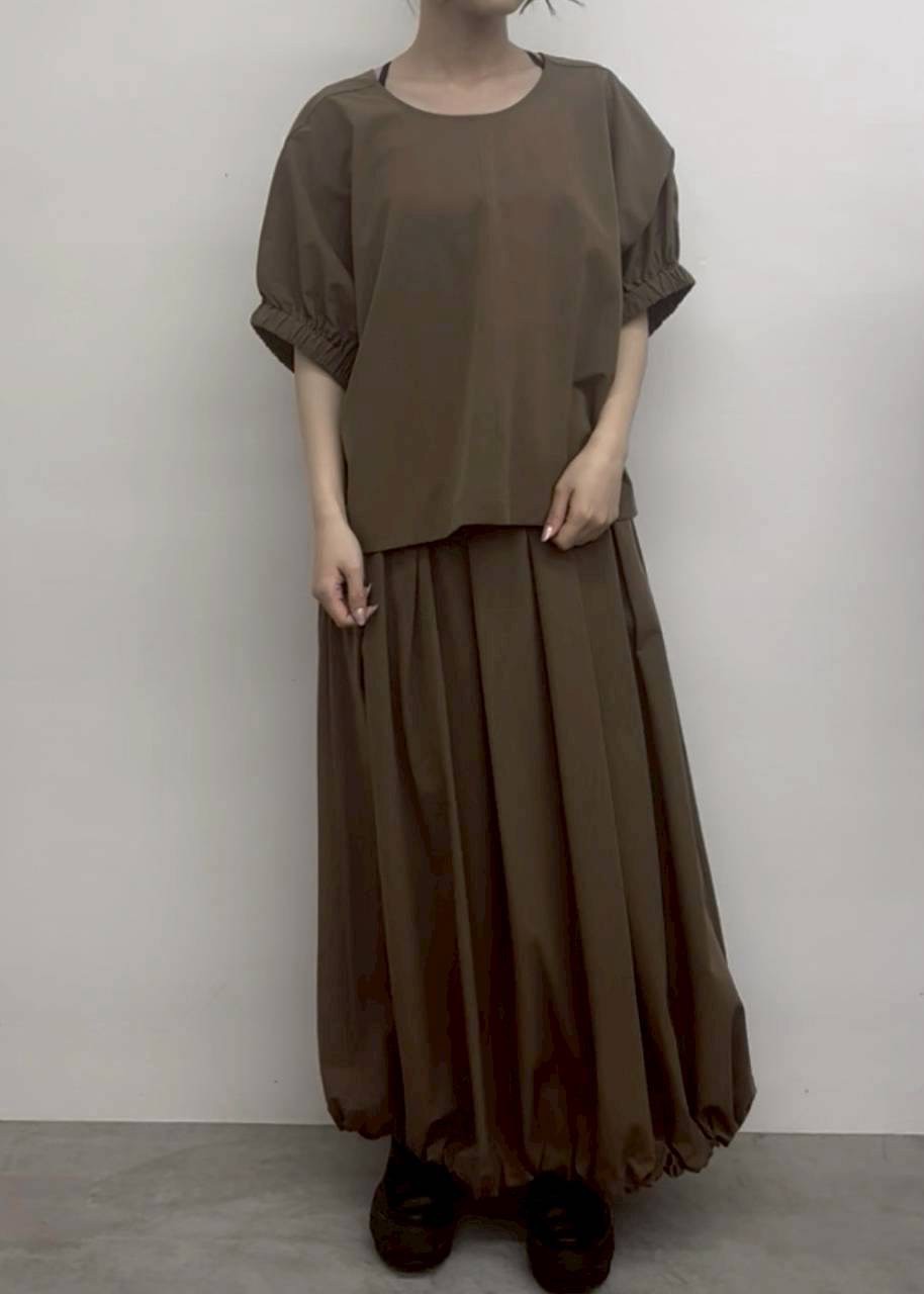 【CLOCHE】2WAYギャザースリーブプルオーバー/652-85596