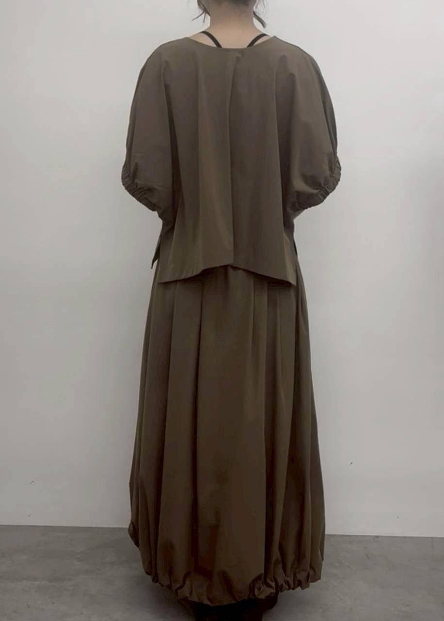 【CLOCHE】2WAYギャザースリーブプルオーバー/652-85596