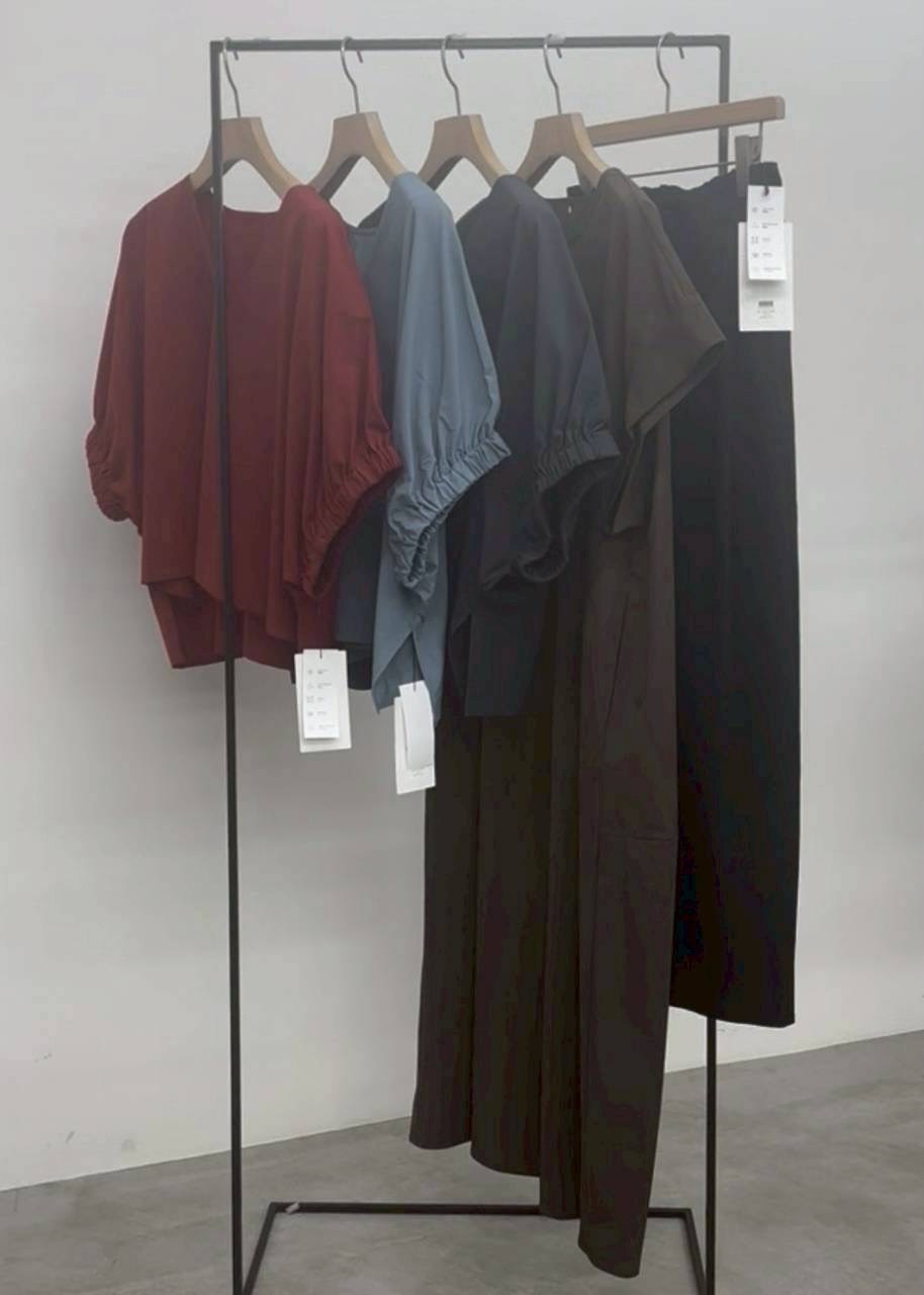 【CLOCHE】2WAYギャザースリーブプルオーバー/652-85596