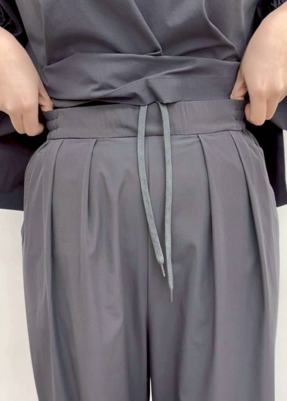 【CLOCHE】タックワイドイージーパンツ/652-86524