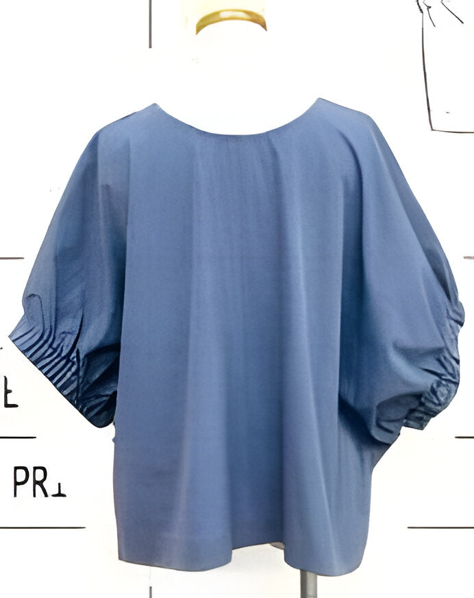 【CLOCHE】2WAYギャザースリーブプルオーバー/652-85596