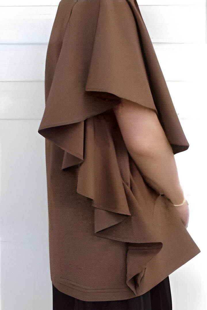 【CLOCHE】ロゴフリルスリーブプルオーバー/612-85736