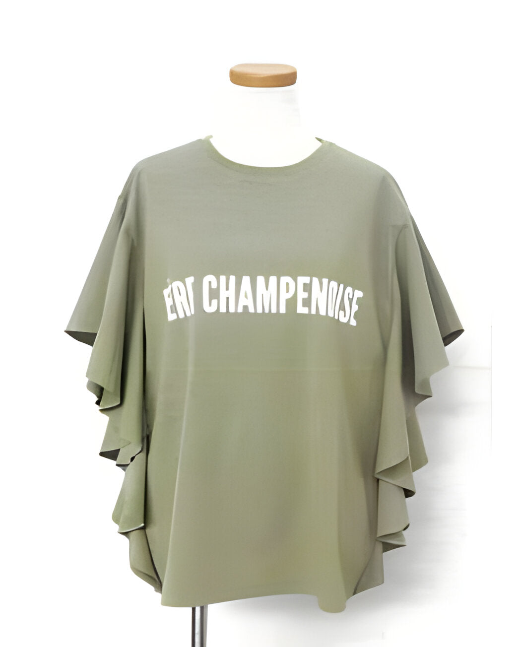 【CLOCHE】ロゴフリルスリーブプルオーバー/612-85736