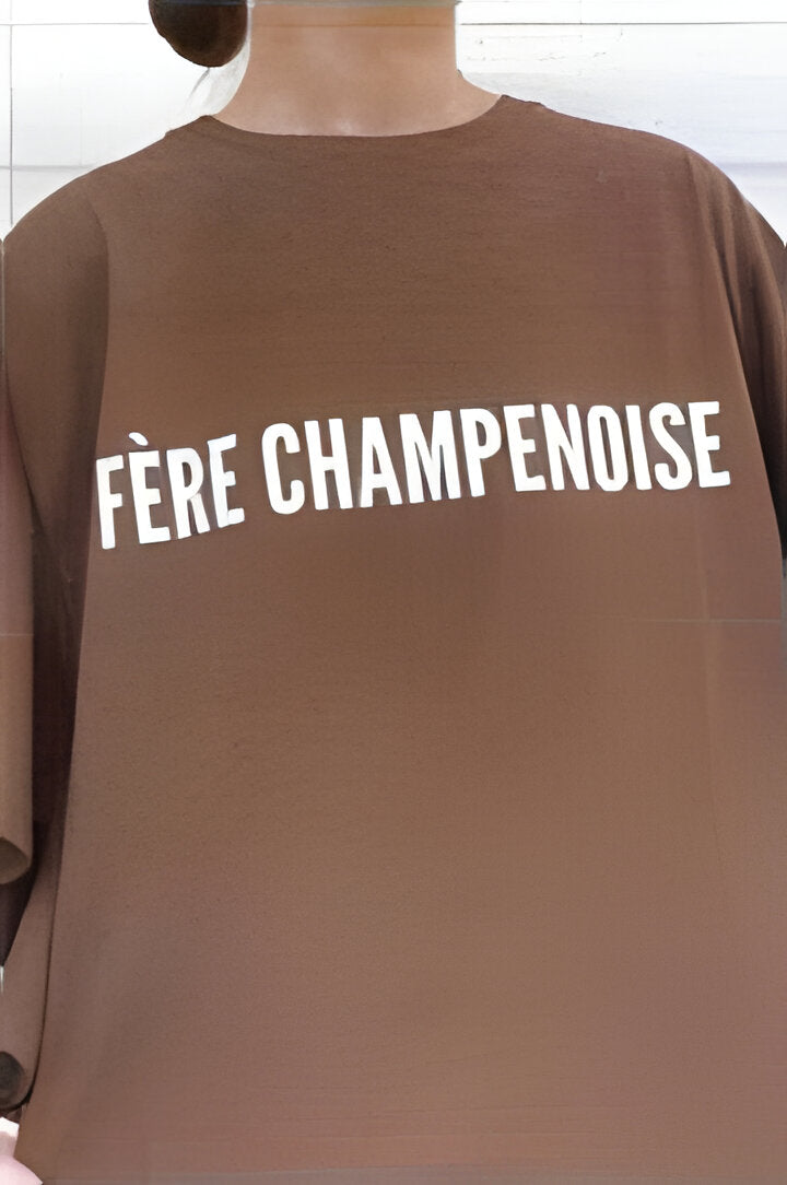 【CLOCHE】ロゴフリルスリーブプルオーバー/612-85736