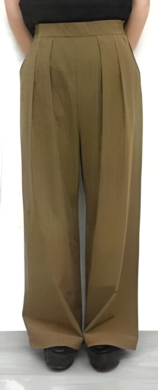 【CLOCHE】タックワイドイージーパンツ/652-86524