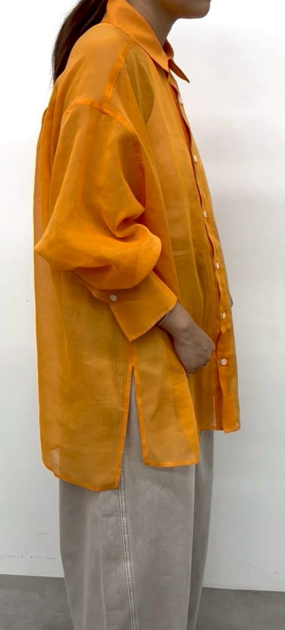 【CLOCHE】シアーシャツ/610-85007