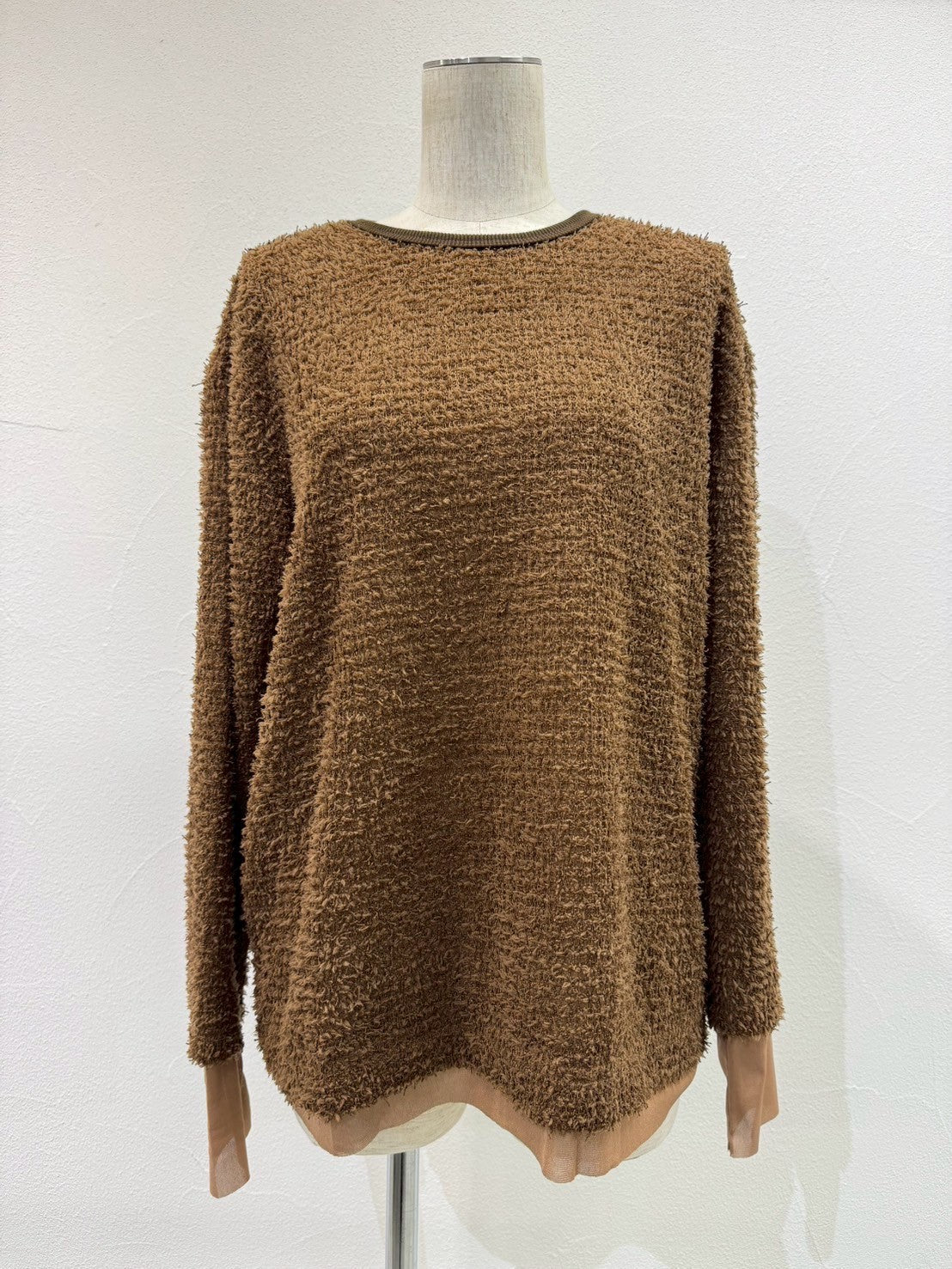 【CYAN TOKYO】チュールコンビフェザーL/S T/507396