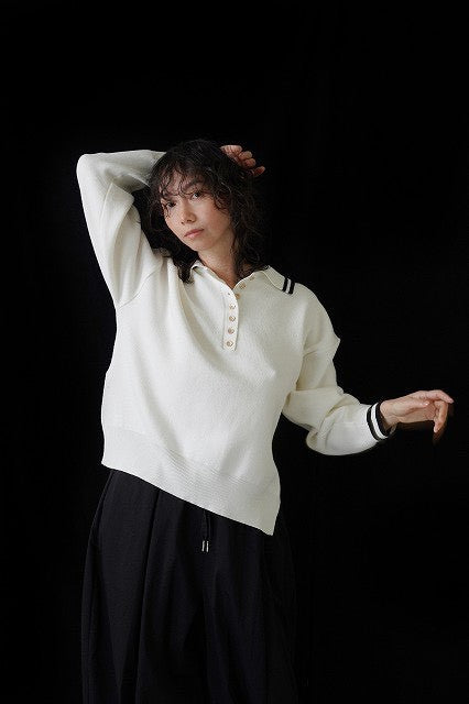 CYAN TOKYO】プレーティングニットポロ/610421