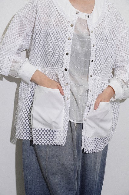 美品 シアントーキョー フリル ギャザー ブルゾン 黒アウター スウェット CYAN TOKYO（シアントーキョー）