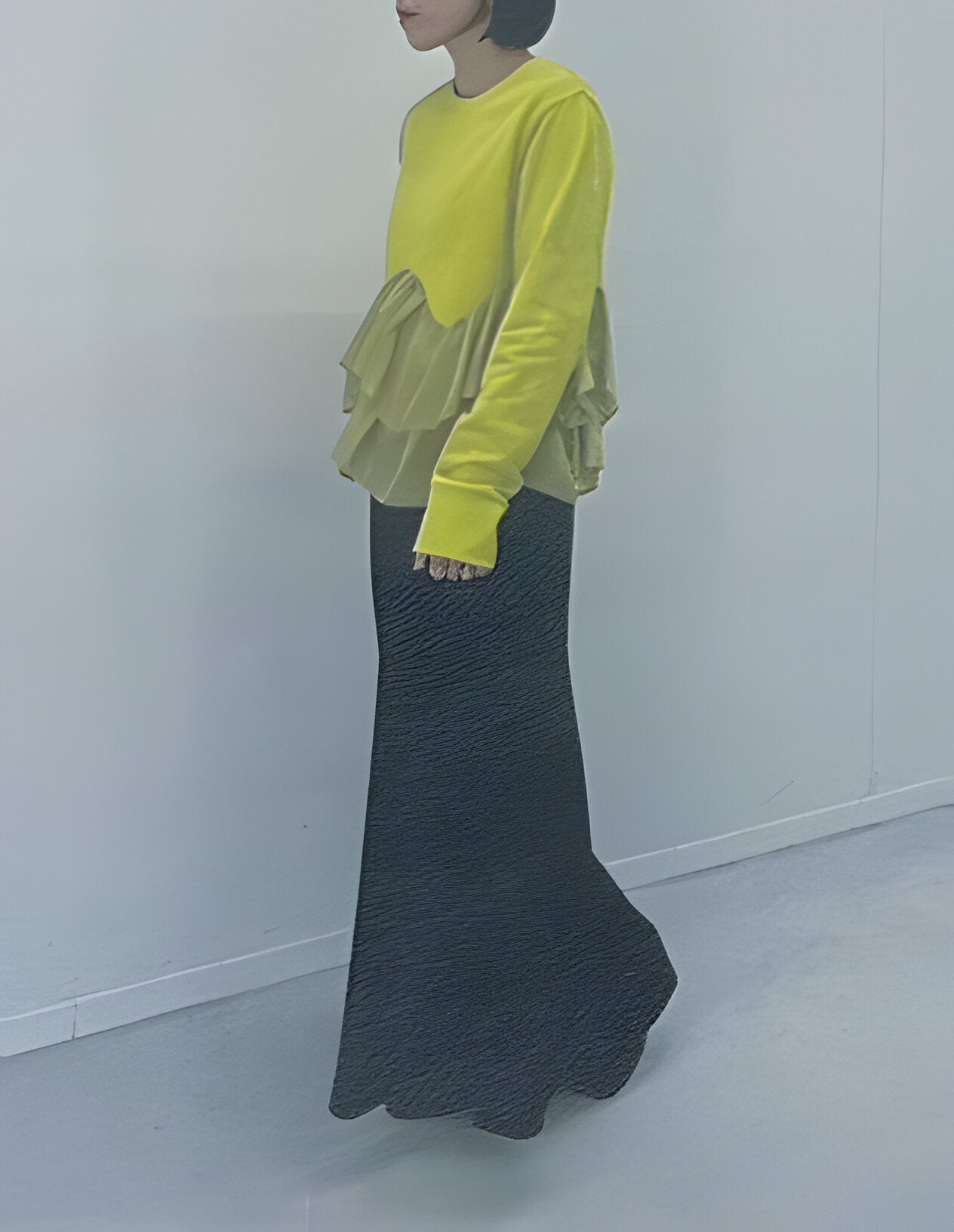 【HERENCIA】ジャージ素材マーメイドスカート/H725133