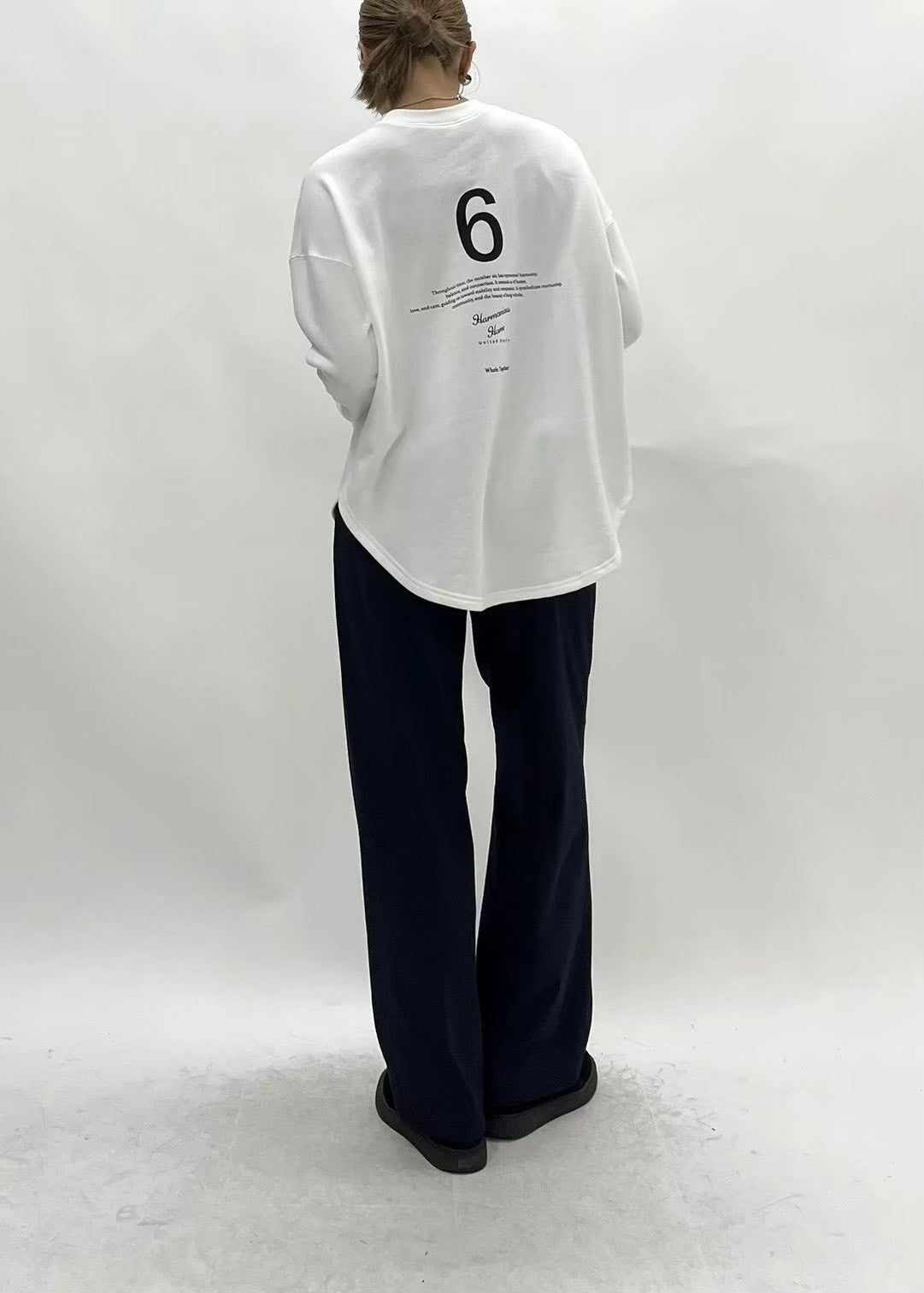 【PASSIONE】バックナンバープリントTシャツ/646911