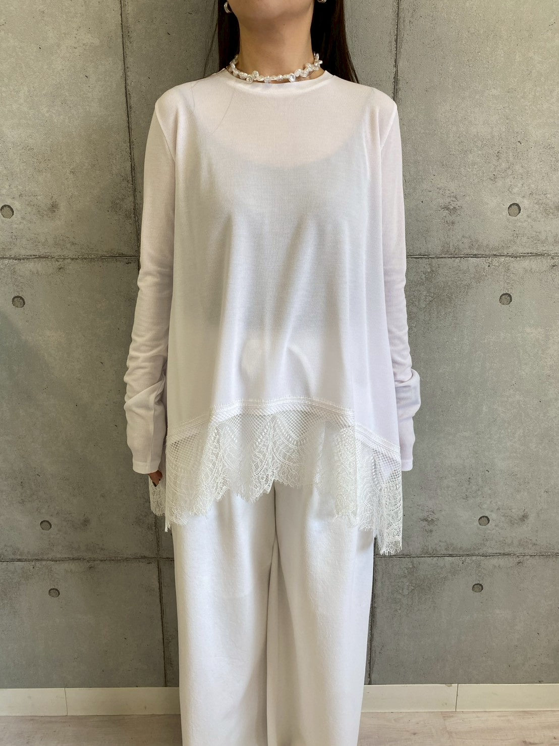 【ROSIEE】大人可愛い裾レーストップス/R780333