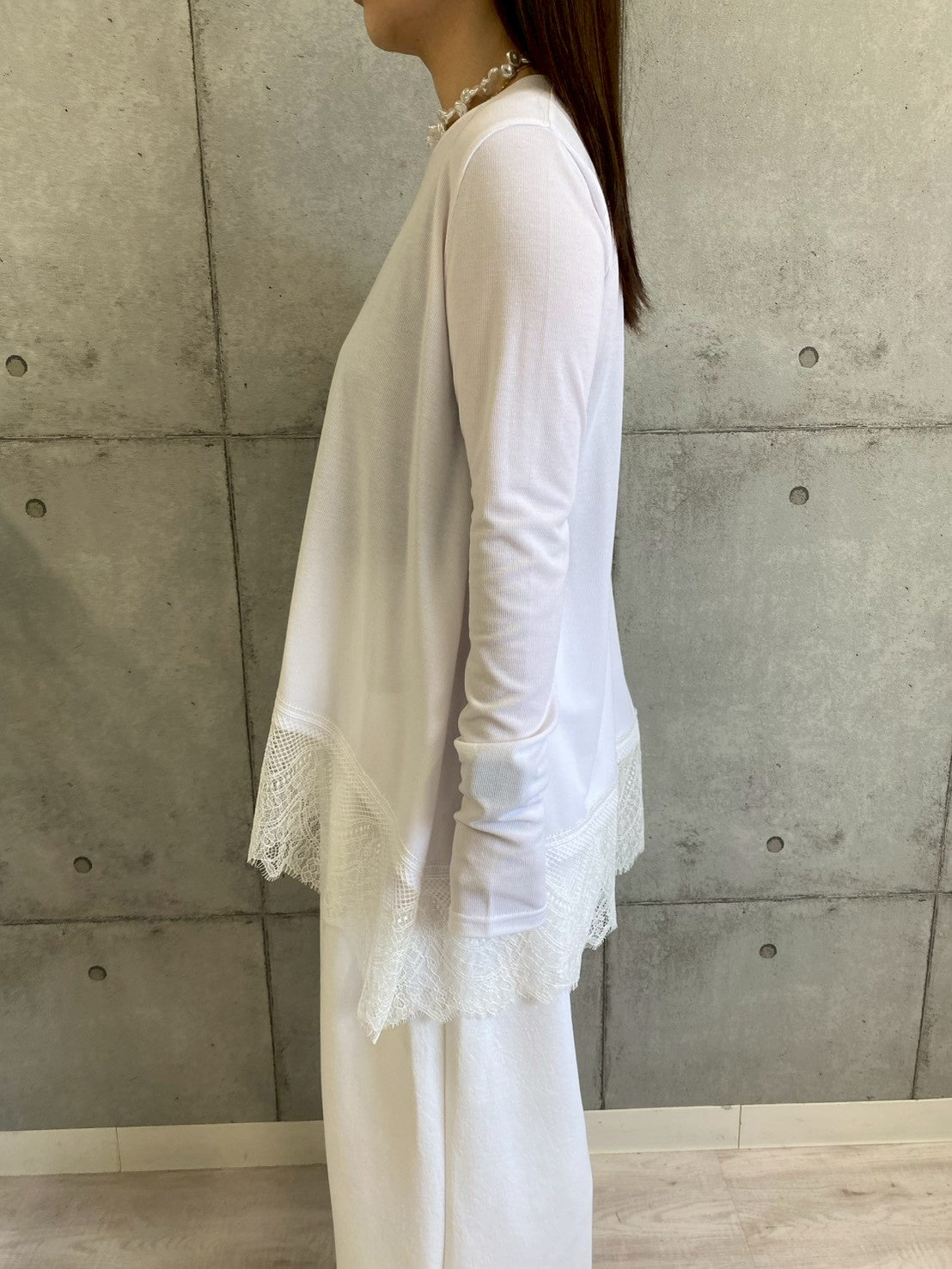 【ROSIEE】大人可愛い裾レーストップス/R780333