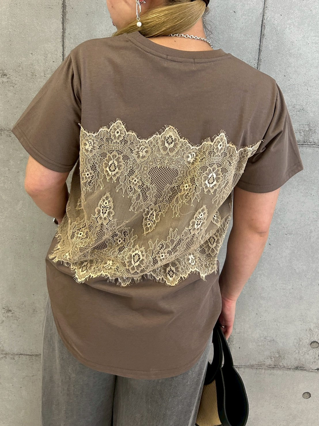 【再入荷】【ROSIEE】レースビスチェ風トップス/R830304