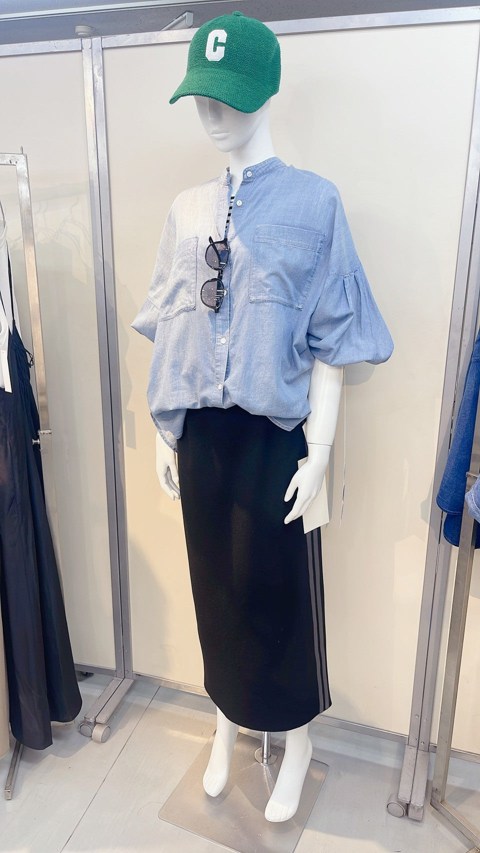 【PASSIONE】シアーデニムシャツ/26913