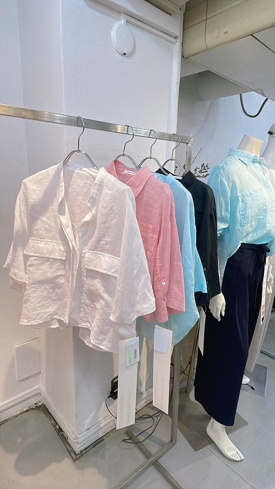 【PASSIONE】ラミー素材シャツ/26956