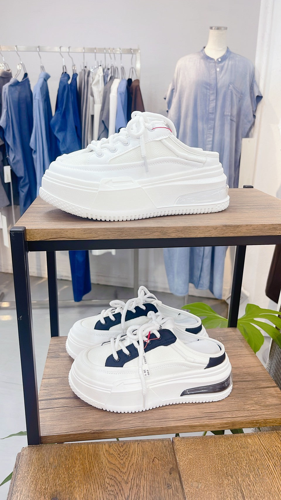 【PASSIONE】厚底ミュールスニーカー/26982