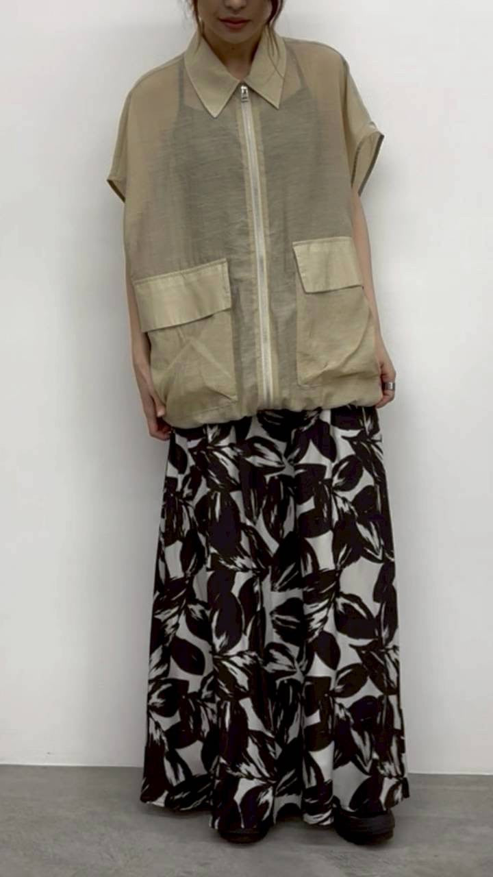 【CLOCHE】シアージップブルゾン/612-85689