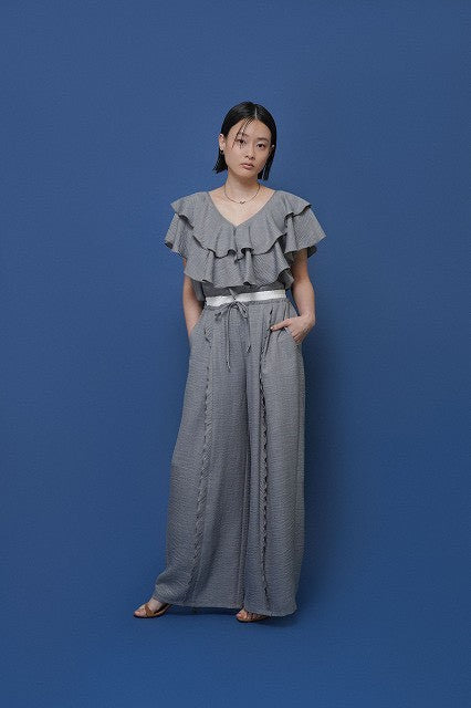 【CYAN TOKYO】レイヤーフリルフレンチトップス/601481