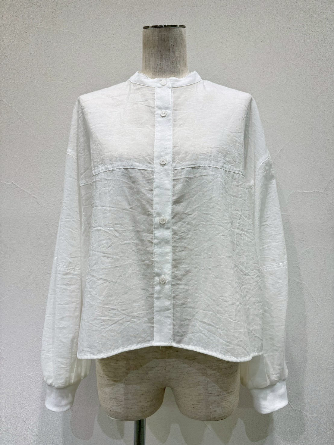 【CYAN TOKYO】ソフトオーガンリブショートシャツ/601457