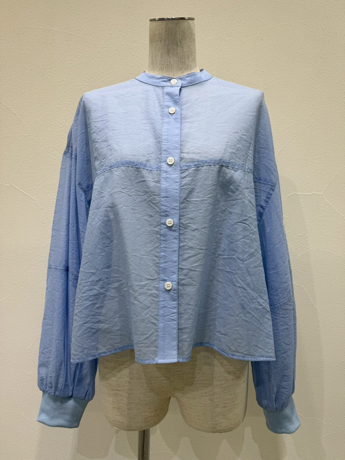 【CYAN TOKYO】ソフトオーガンリブショートシャツ/601457