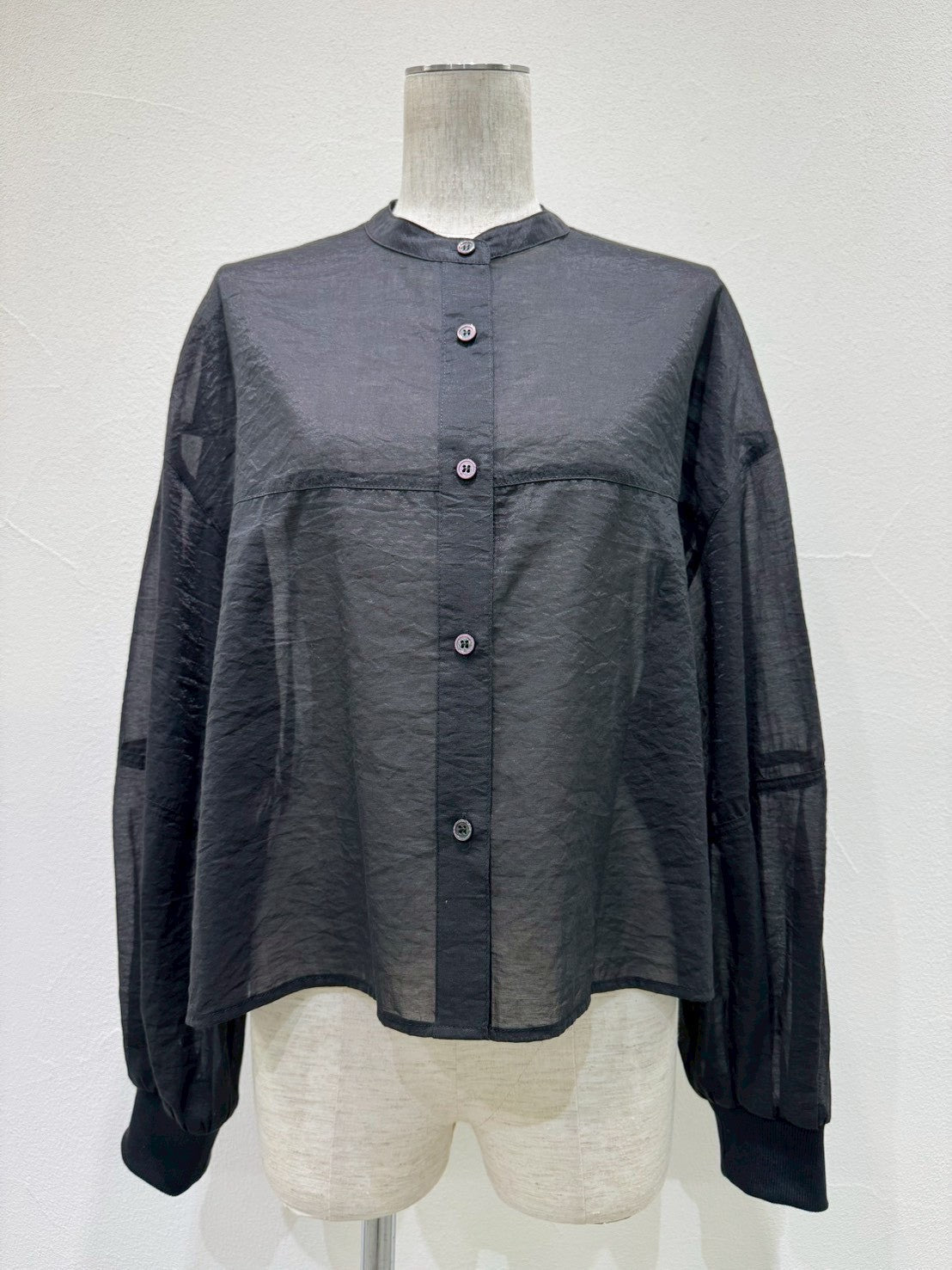 【CYAN TOKYO】ソフトオーガンリブショートシャツ/601457