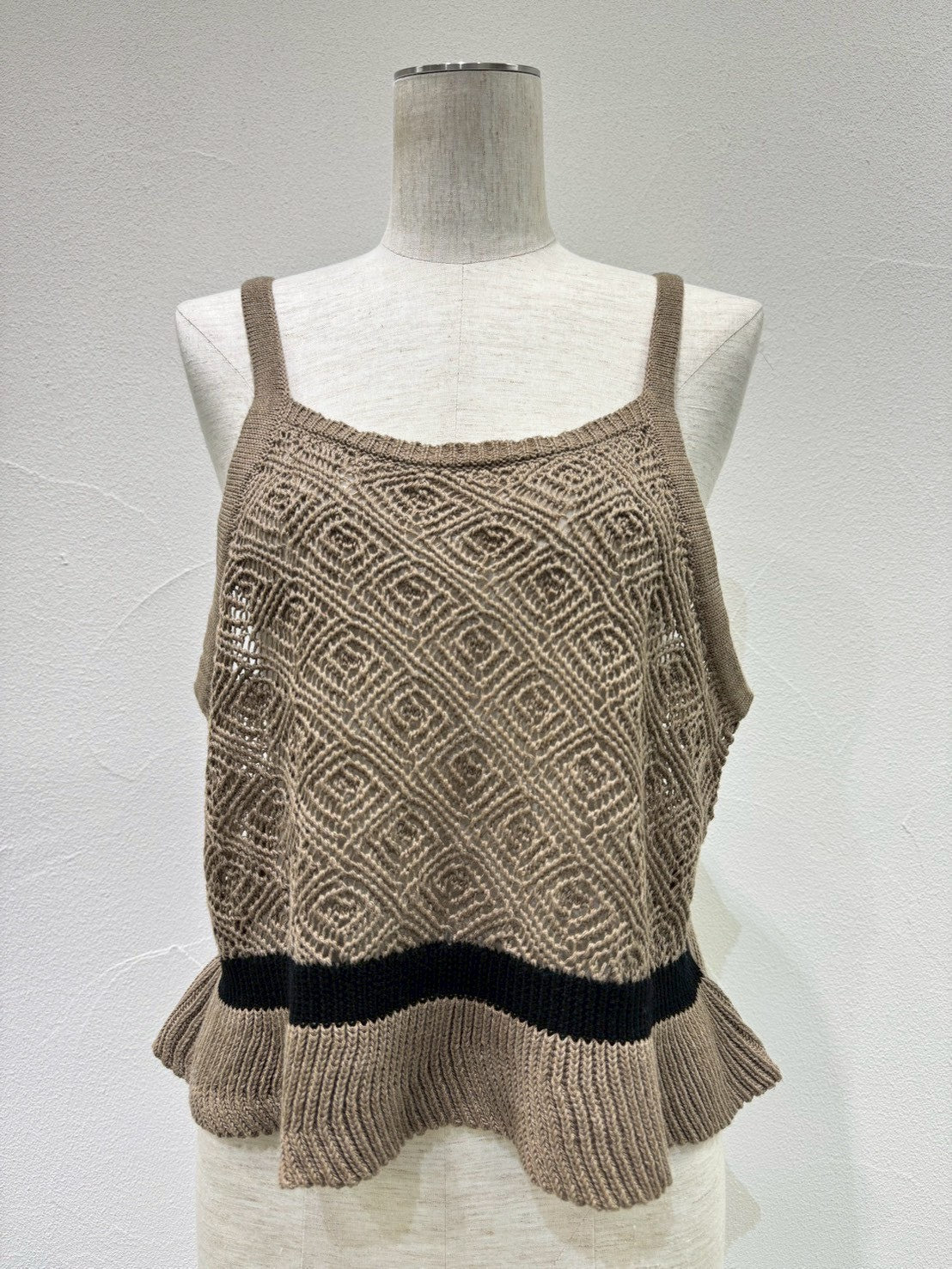 【CYAN TOKYO】ラインピーコックニットキャミ/601460