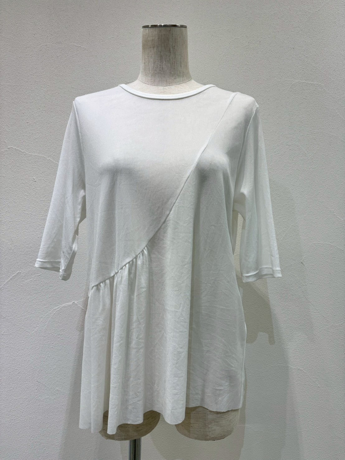 【CYAN TOKYO】アシメギャザーチュールトップス/601462