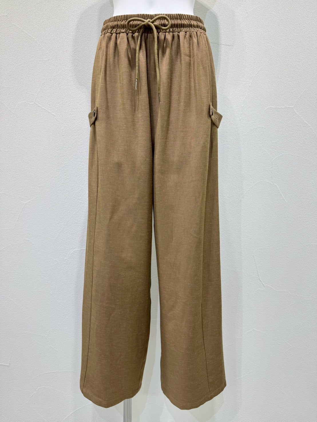 【CYAN TOKYO】サイドアジャストリネンワイド/601470