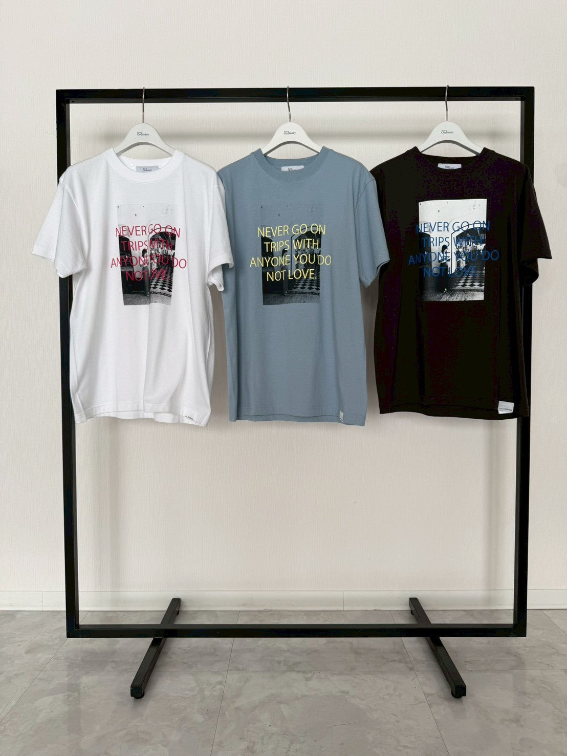 【Ordinary】"NEVER GO ON"フォトTシャツ/BO26-527T