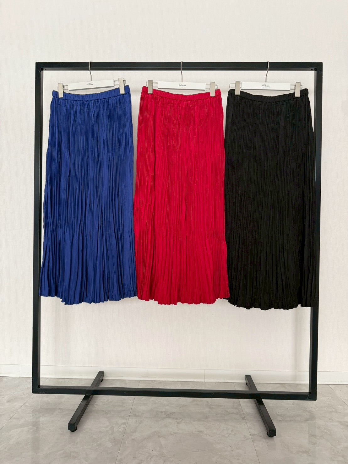 【Ordinary】ランダムプリーツマキシスカート/BO26-522K