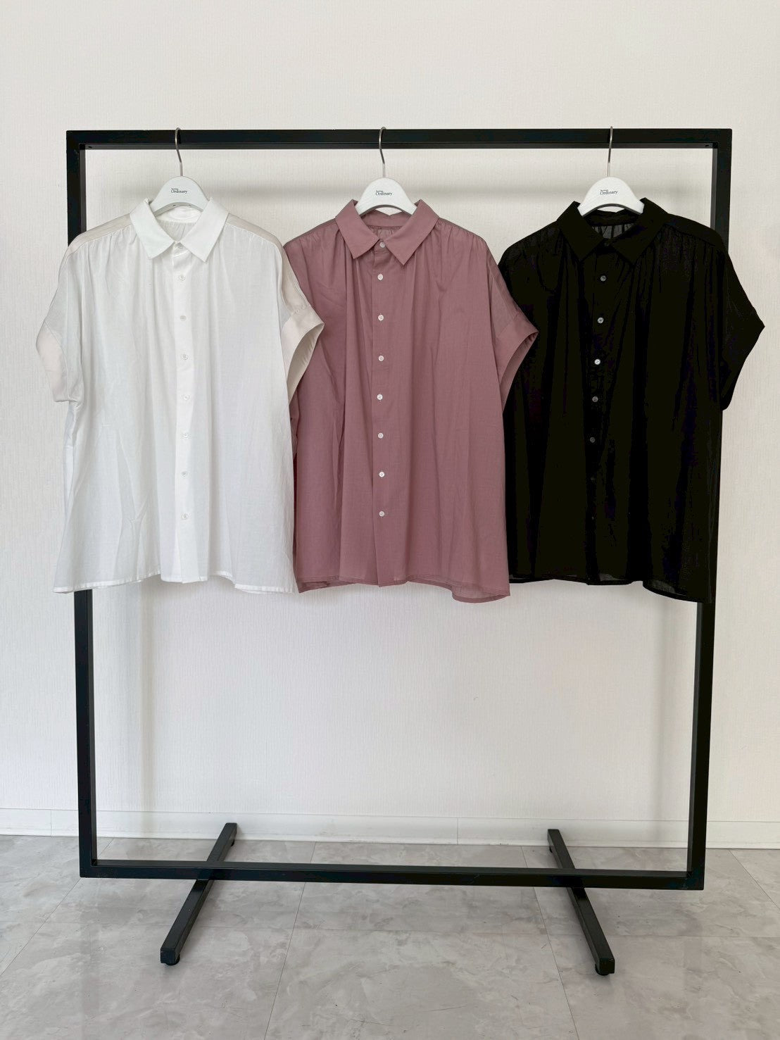 【Ordinary】ギャザーコンビネーションブラウス/BO26-515B