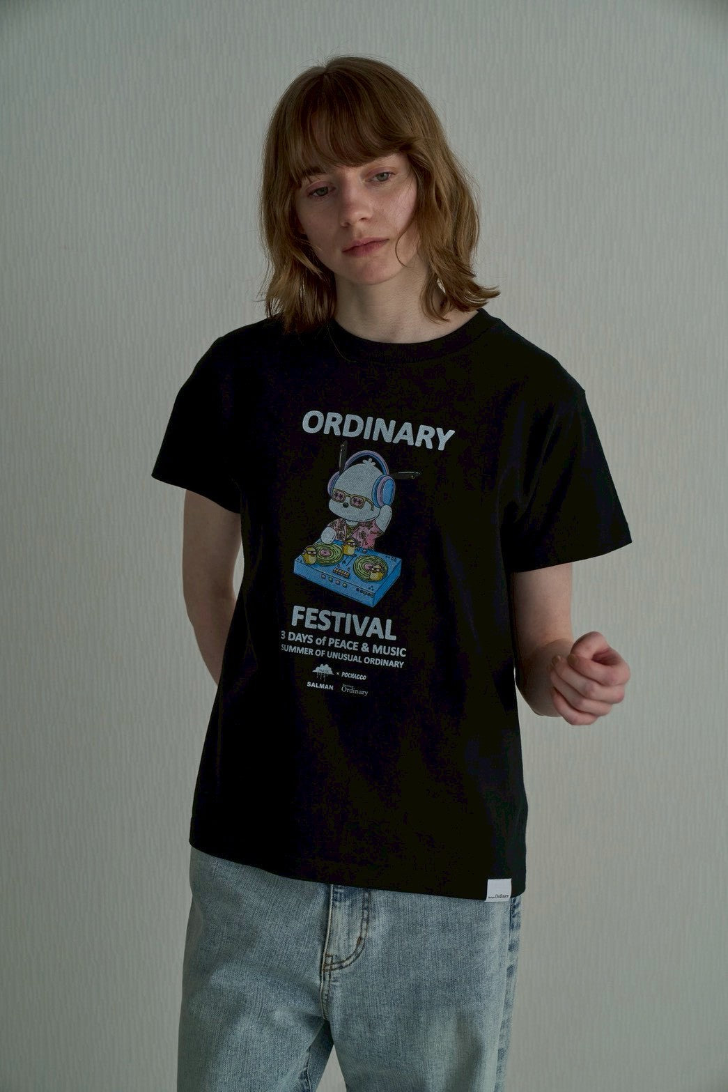 【Ordinary】Ordinaryミーツスリーアーティストコラボレーションズ ポチャッコTシャツキッズ/BO26-538T