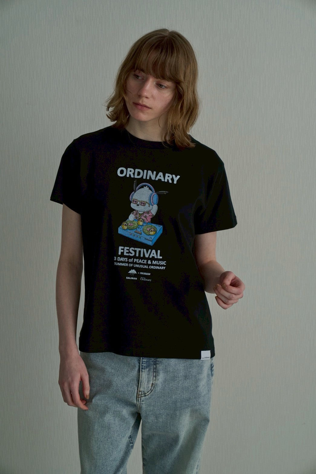 【Ordinary】Ordinaryミーツスリーアーティストコラボレーションズ ポチャッコTシャツ/BO26-537T