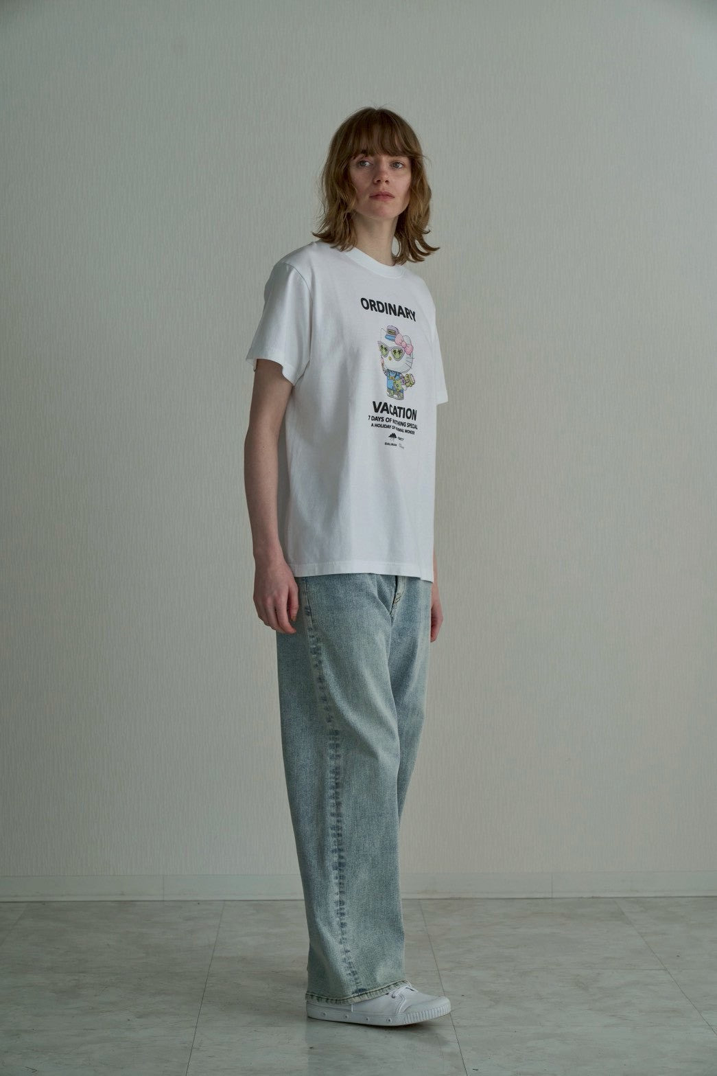 【Ordinary】Ordinaryミーツスリーアーティストコラボレーションズ キティTシャツ/BO26-539T
