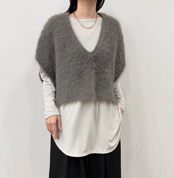 【siro de labonte】ショートベスト/R543110