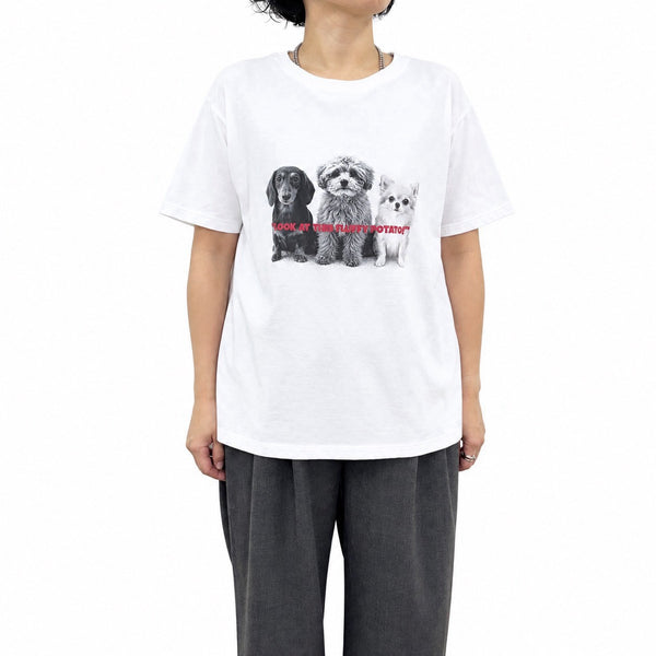 【siro de labonte】dog or cat?Tシャツ(レディースサイズ)/R713224