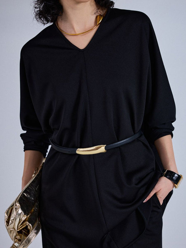 【Mewl】メタルプレートエコレザーベルト/M254-00060