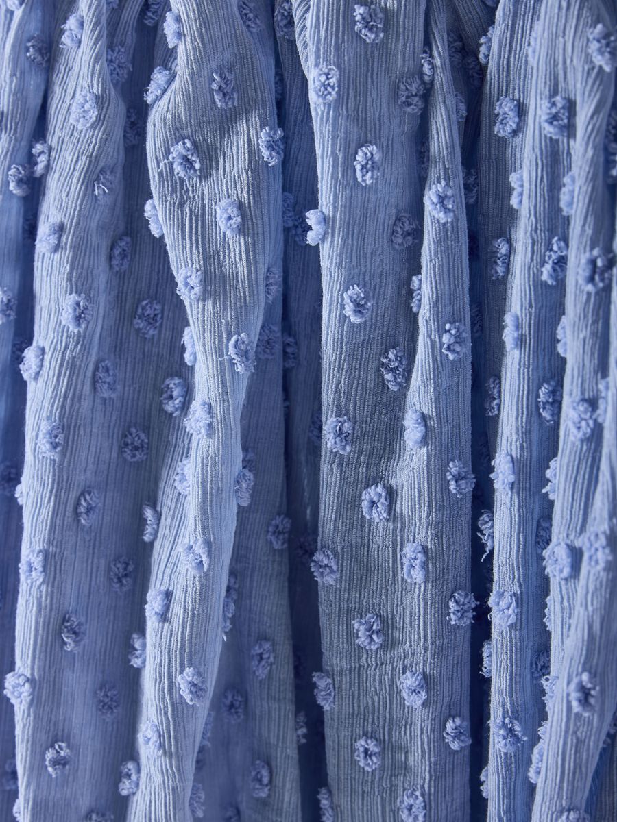 【Mewl】ドットジャガードオフショルブラウス/M261-13008