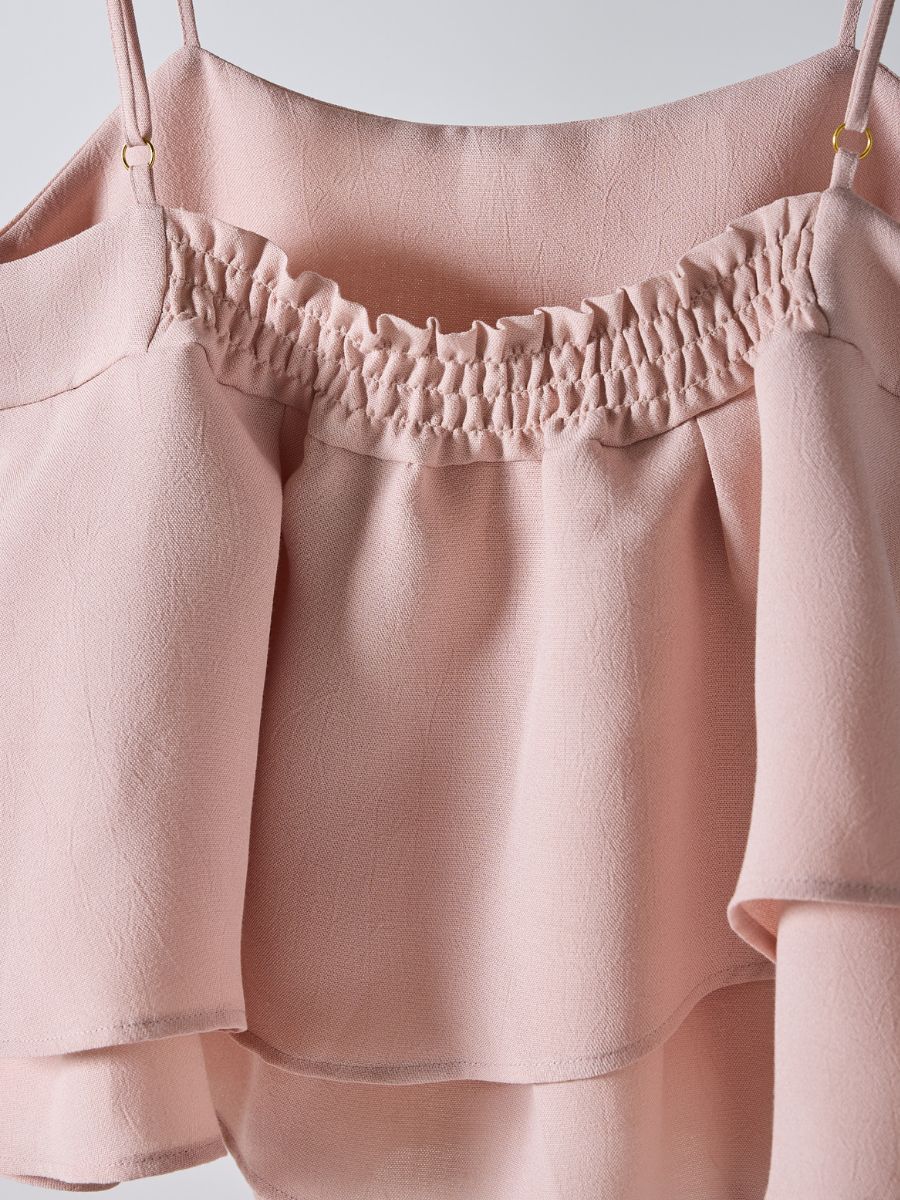 【Mewl】リネンライクキャミビスチェ/M261-13015