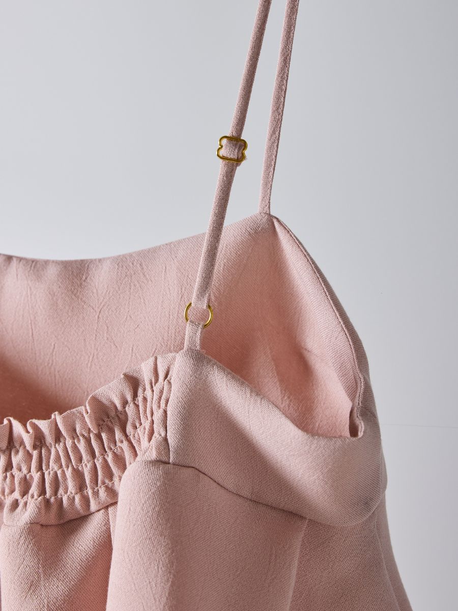 【Mewl】リネンライクキャミビスチェ/M261-13015