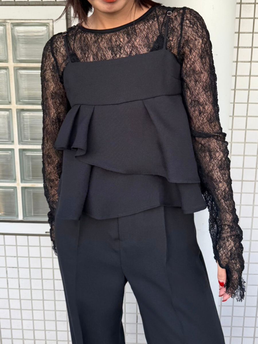 【Mewl】リネンライクキャミビスチェ/M261-13015