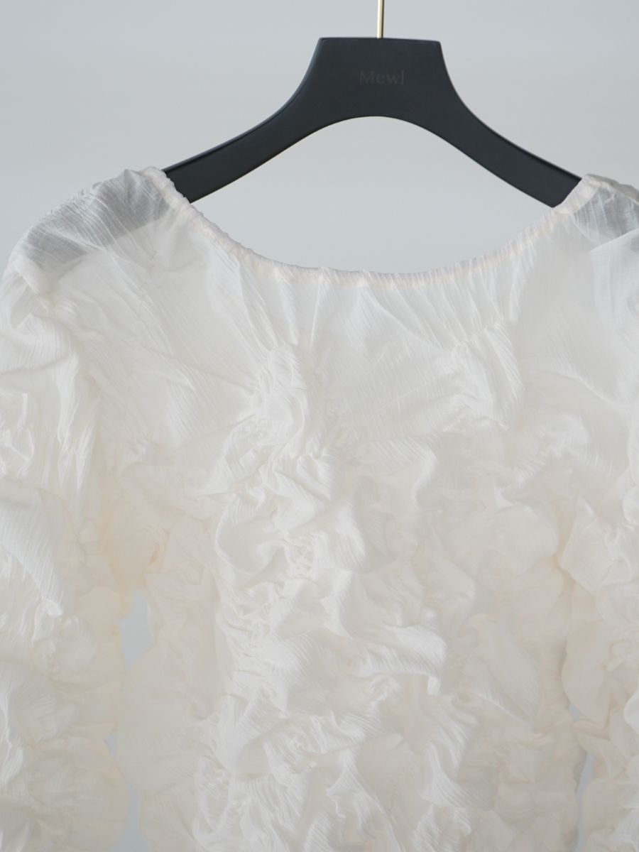 【Mewl】シャーリングトップス/M261-13031